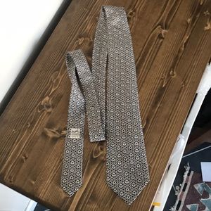 Hermes silk tie
